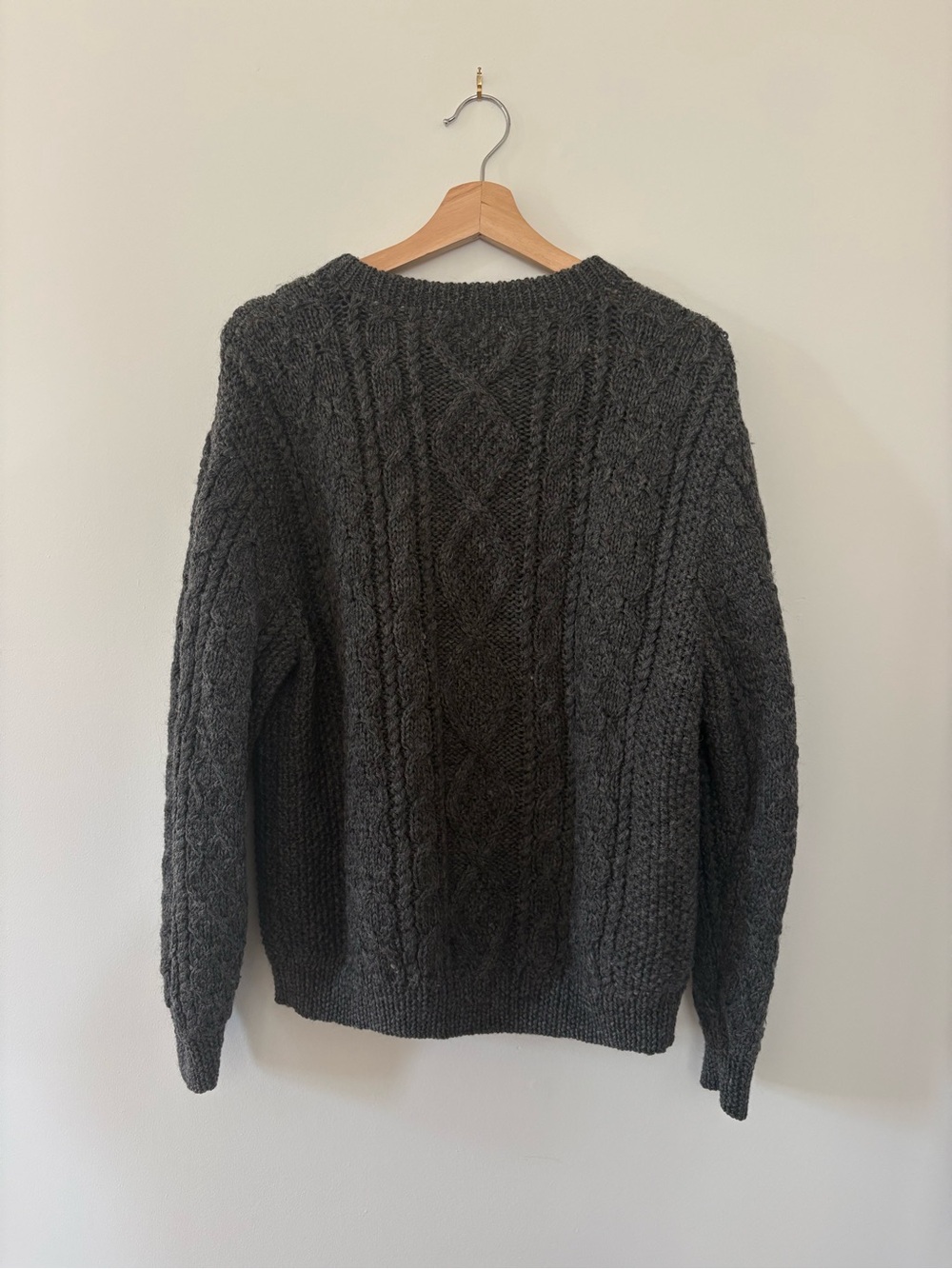 Vintage Cable Knit Crewneck Sweater - Picture 5 of 6